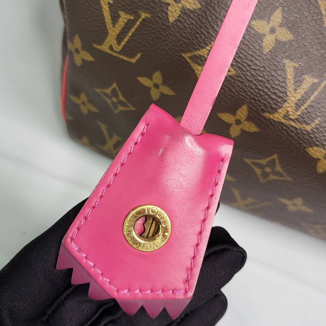 Louis Vuitton Totem Speedy 30 Flamingo