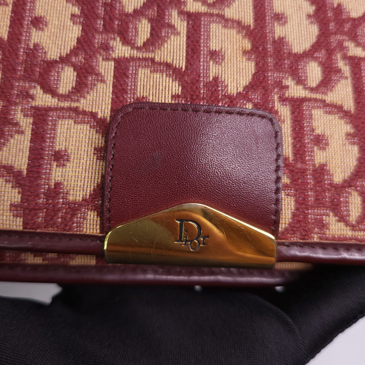 Christian Dior Burgundy Chain Flap