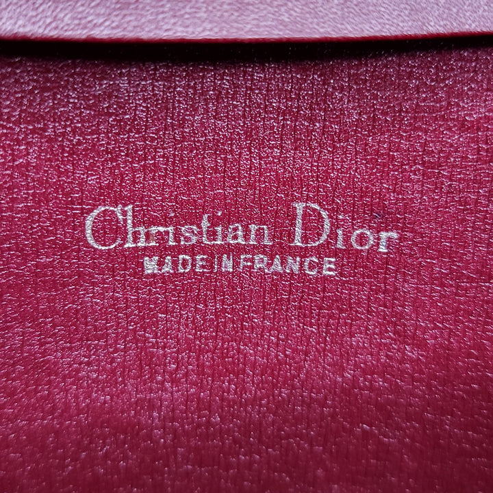 Christian Dior Burgundy Chain Flap