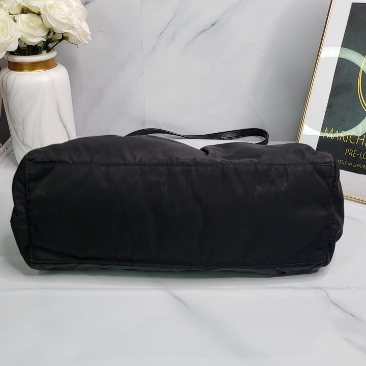 Prada Tessuto Nylon Bow Shoulder Bag