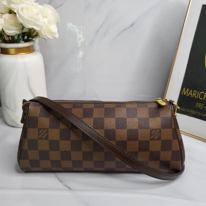 Louis Vuitton Damier Ebene Eva Clutch