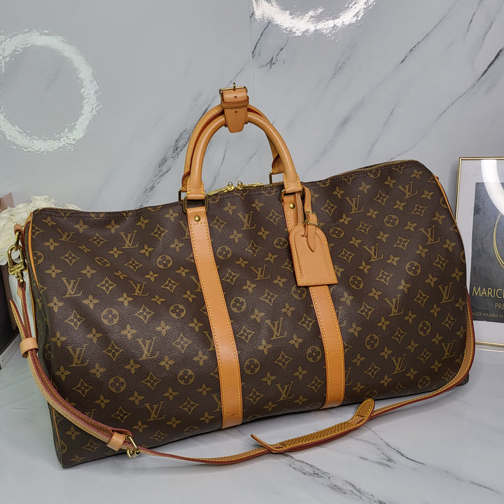 Louis Vuitton Monogram Keepall 55 Bandouliere