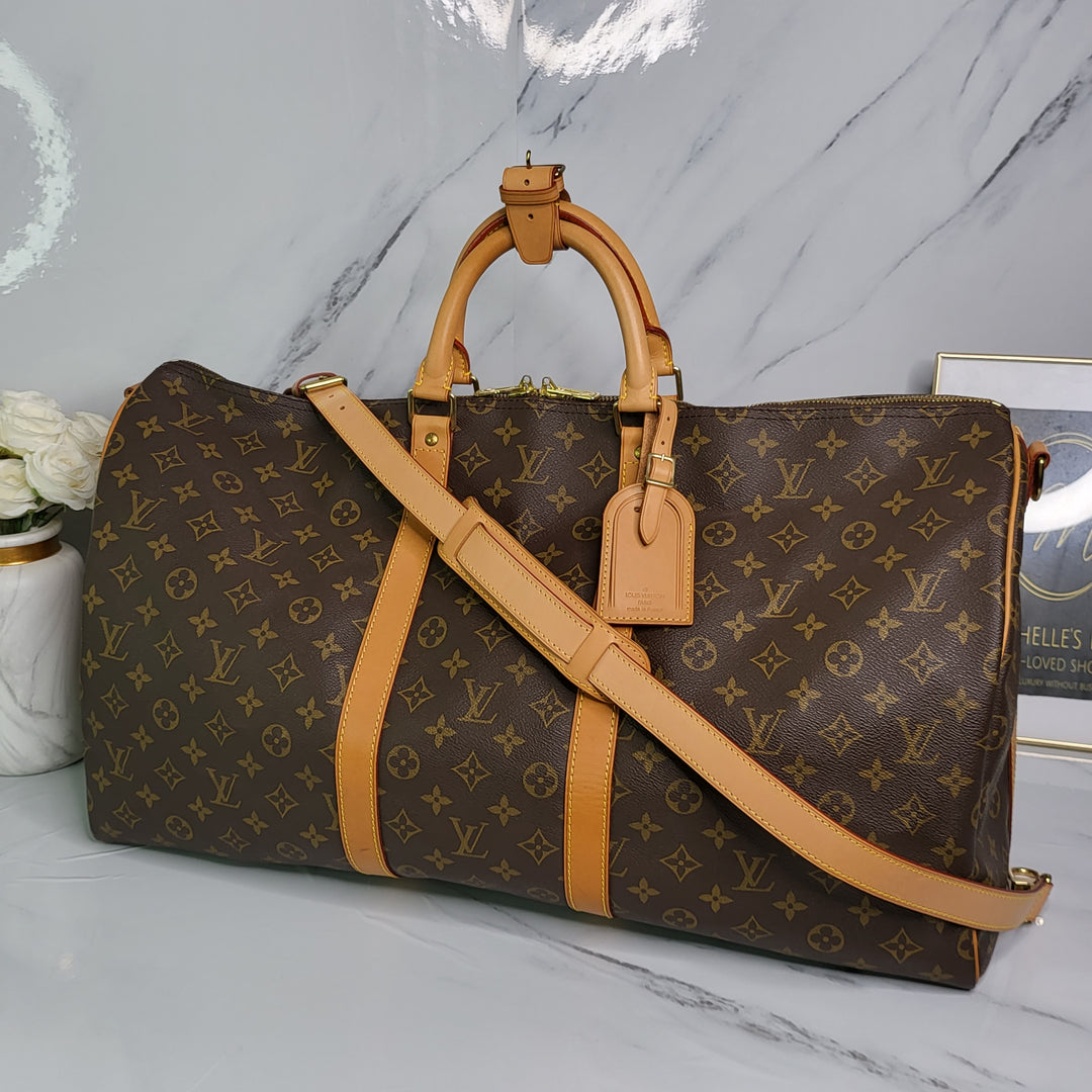 Louis Vuitton Monogram Keepall 55 Bandouliere