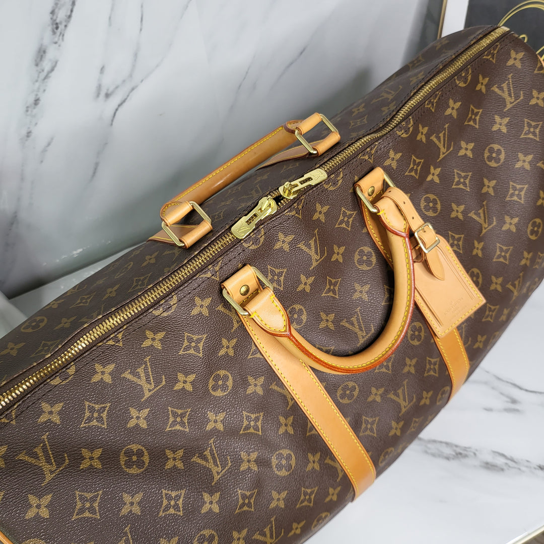 Louis Vuitton Monogram Keepall 55 Bandouliere