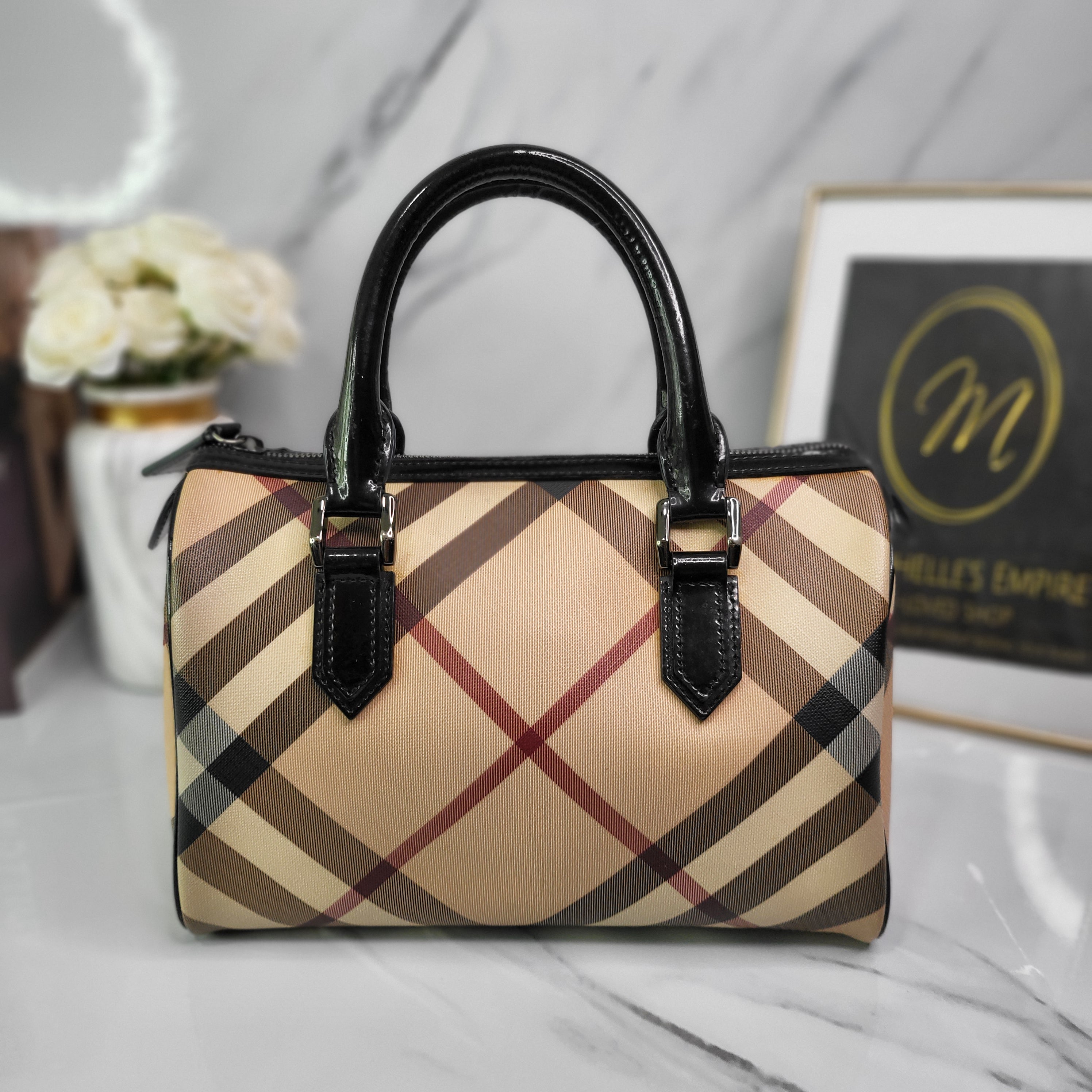 Burberry Nova Boston Bag Marichelle s Empire