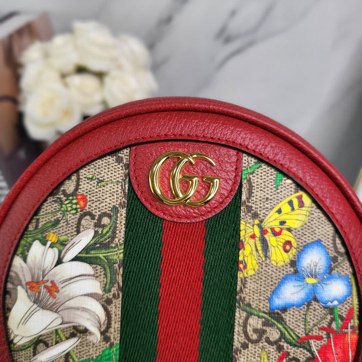 Gucci Ophidia Floral Backpack Mini