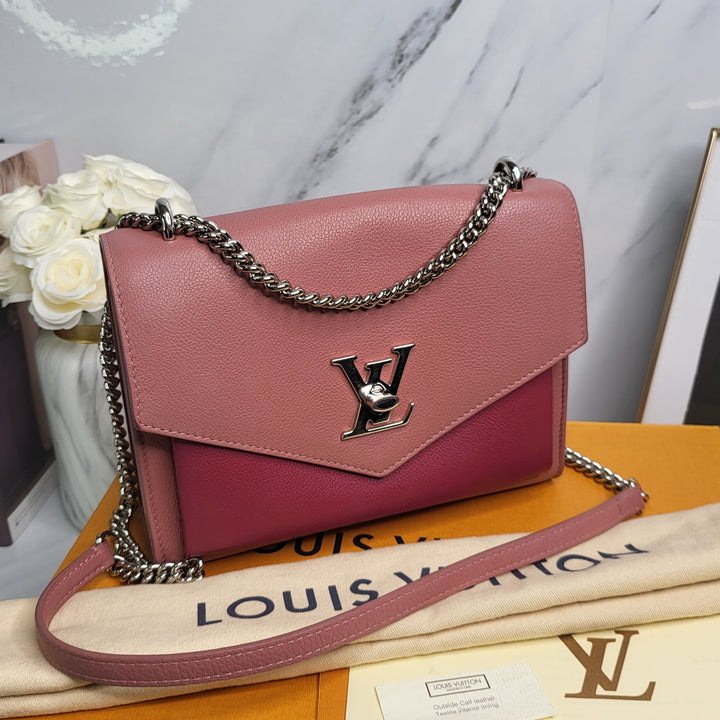 Louis Vuitton Soft Calfskin MyLockMe Chain Bag