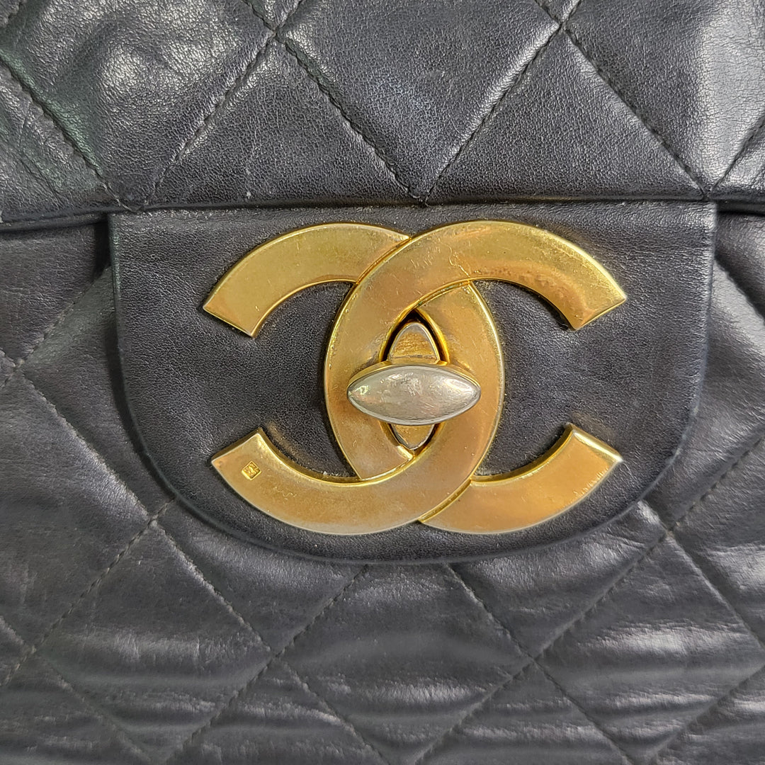 Chanel Lambskin Vintage Maxi Flap