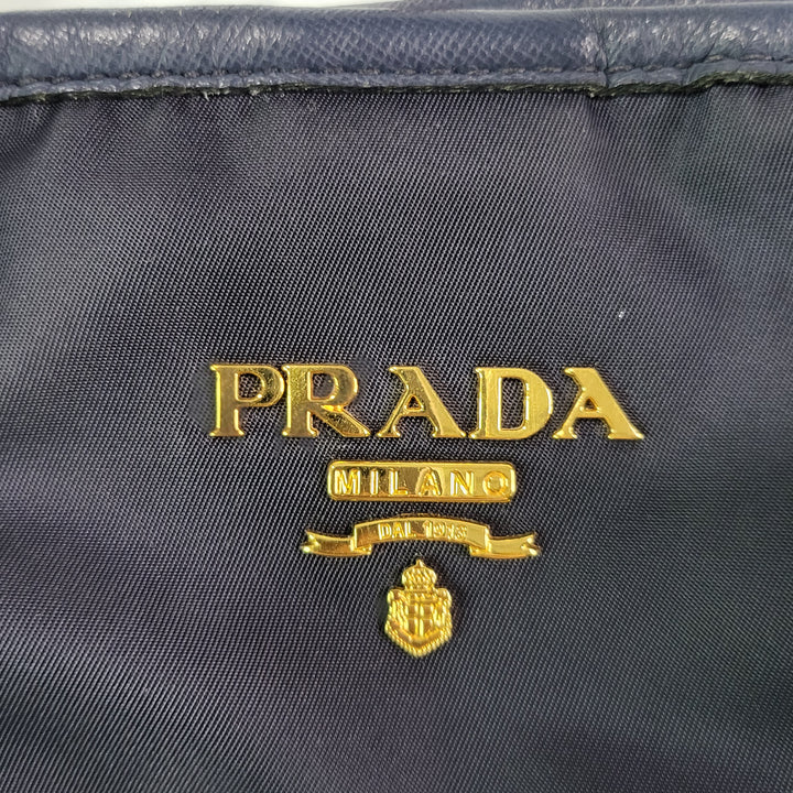 Prada Nylon Shopping Tote Bag