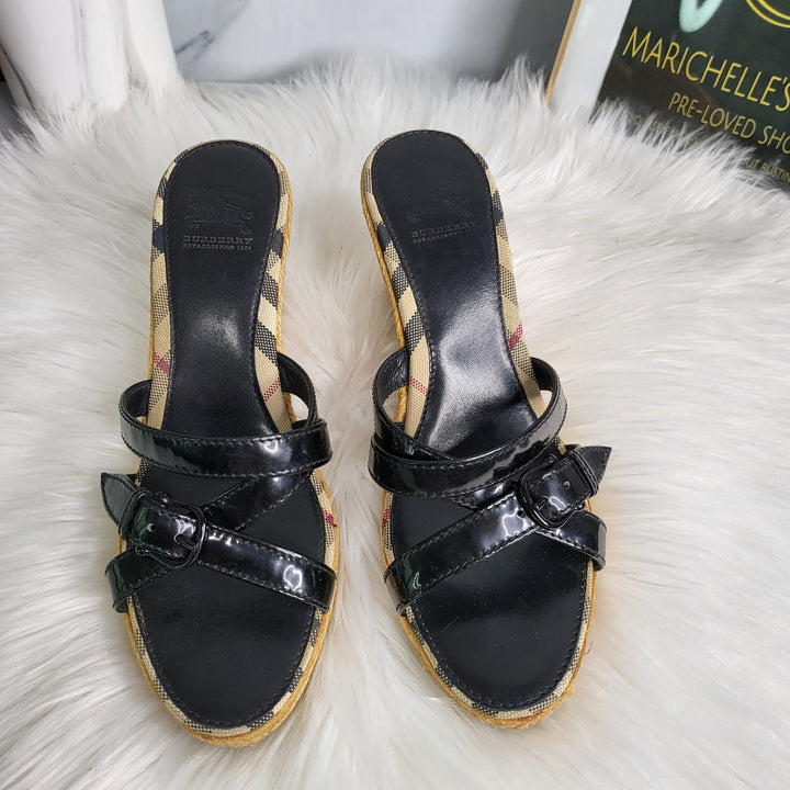 Burberry Wedge Sandals