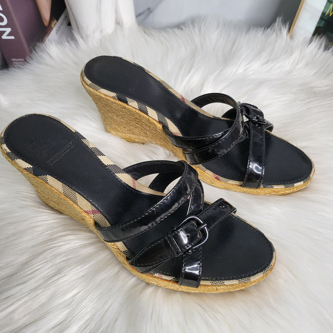 Burberry Wedge Sandals