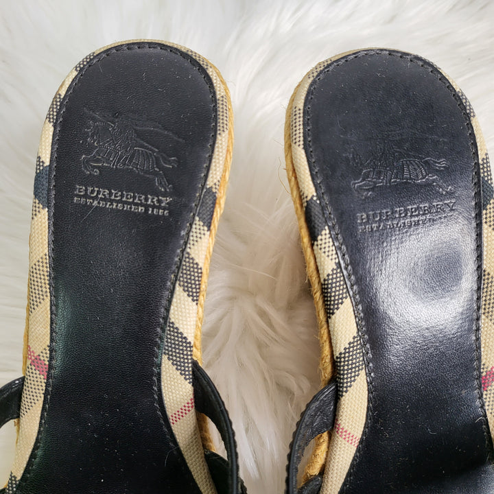 Burberry Wedge Sandals