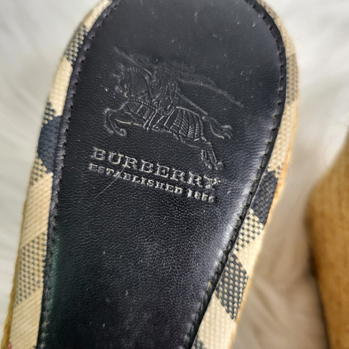 Burberry Wedge Sandals