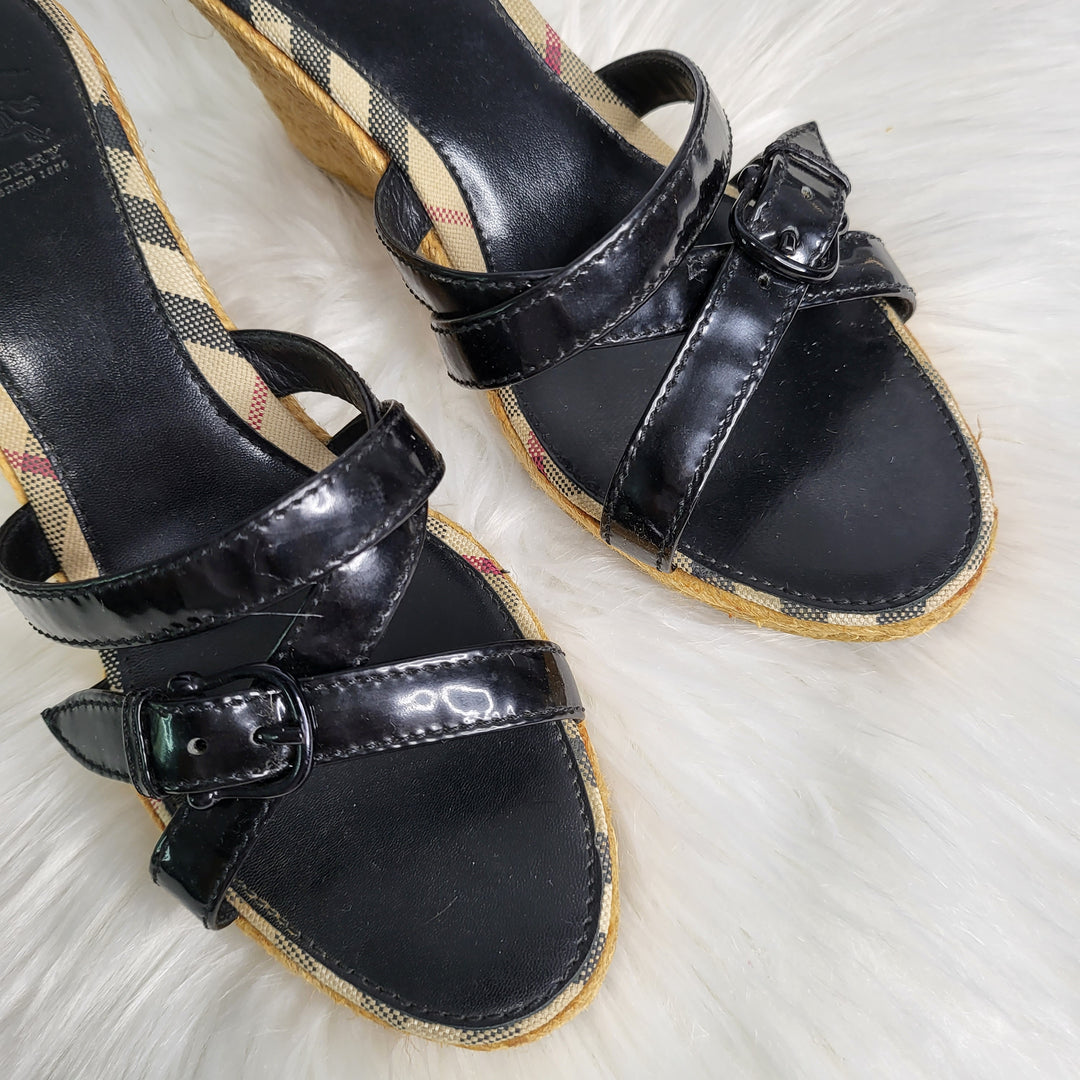 Burberry Wedge Sandals