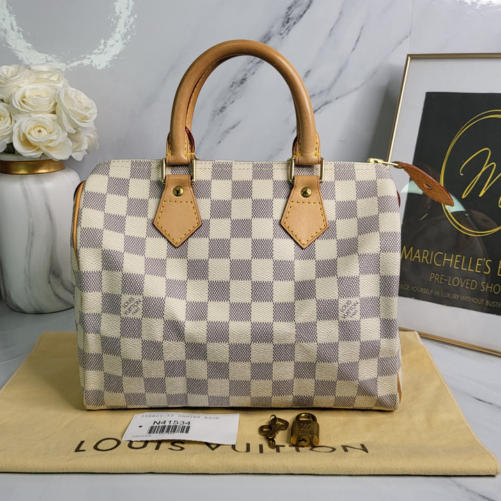 Louis Vuitton Damier Azur Speedy 25