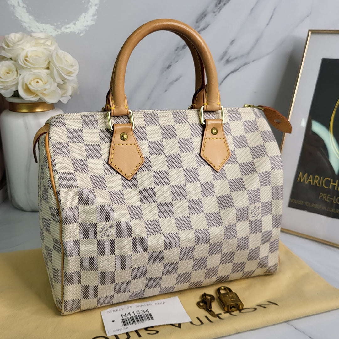 Louis Vuitton Damier Azur Speedy 25