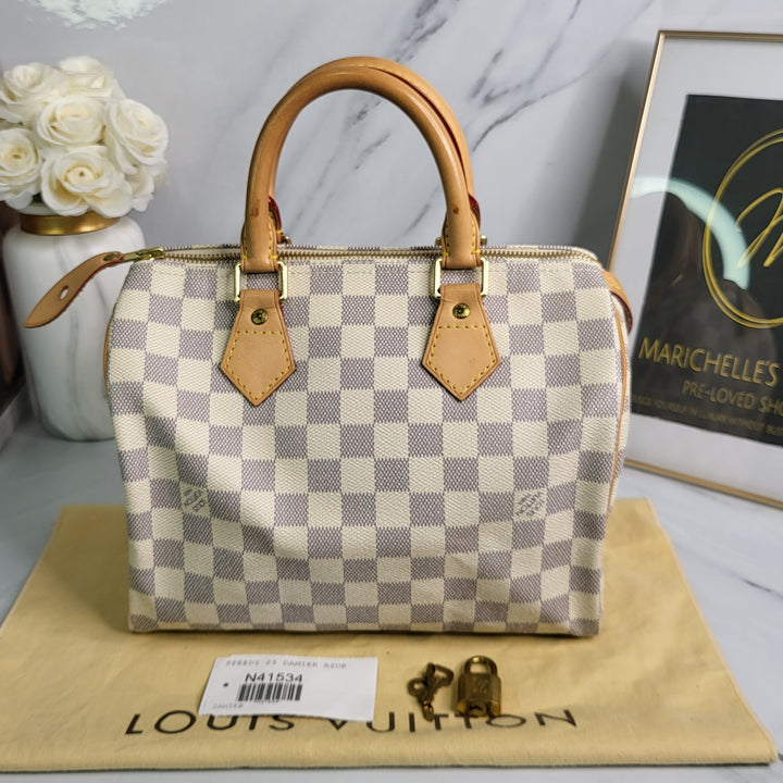 Louis Vuitton Damier Azur Speedy 25