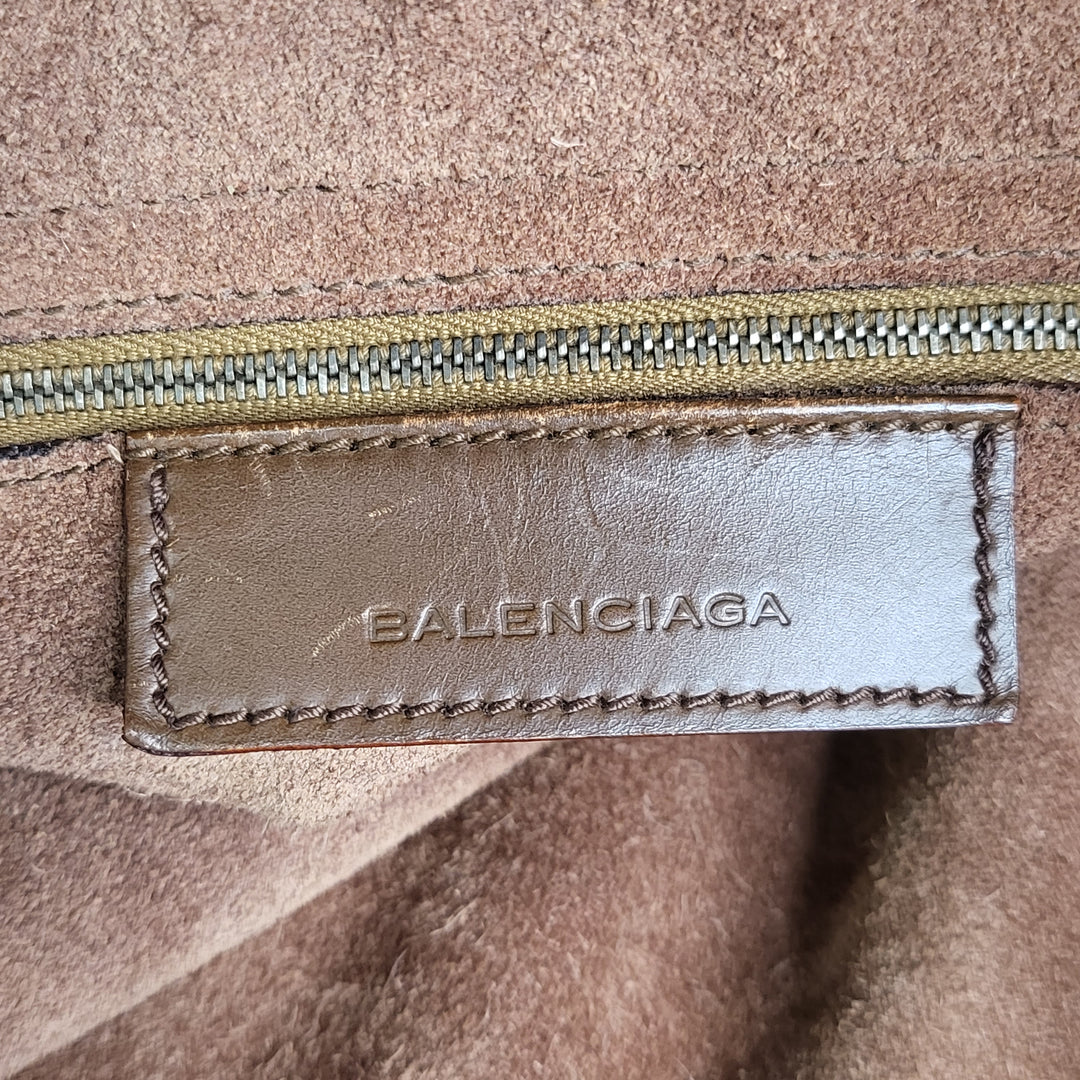 Balenciaga Suede Tote Bag