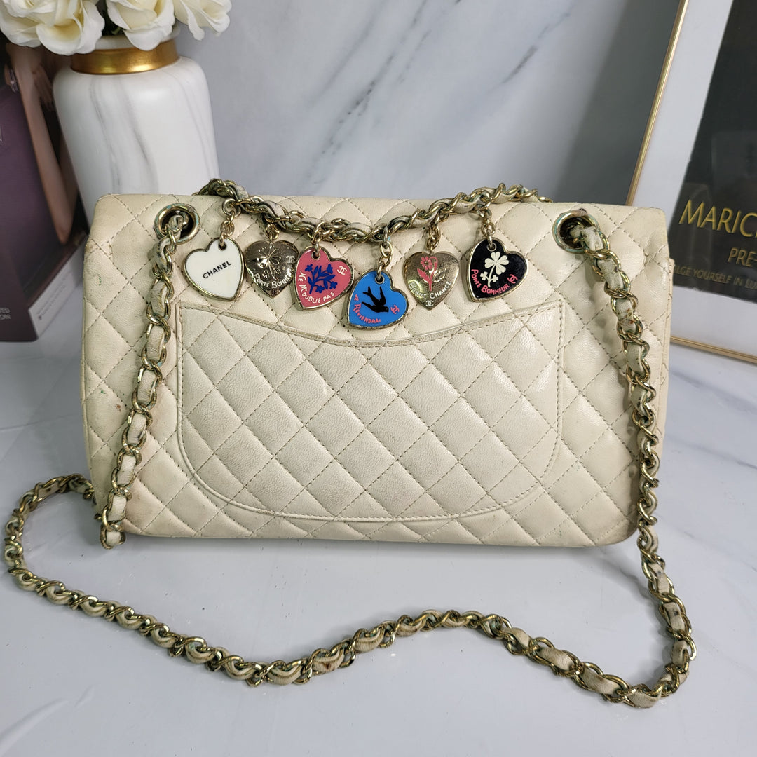 Chanel Lambskin Valentine Flap Bag