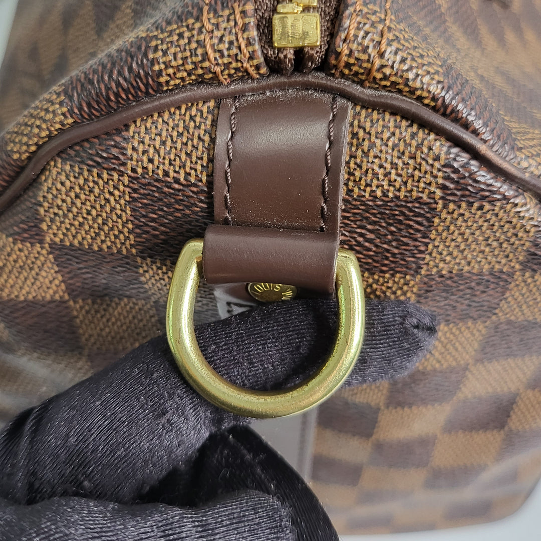 Louis Vuitton Damier Ebene Speedy 30 Bandouliere