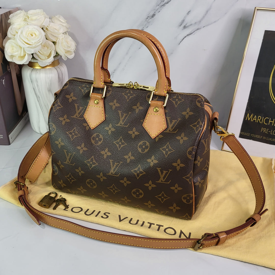 Louis Vuitton Monogram Speedy 25 Bandouliere