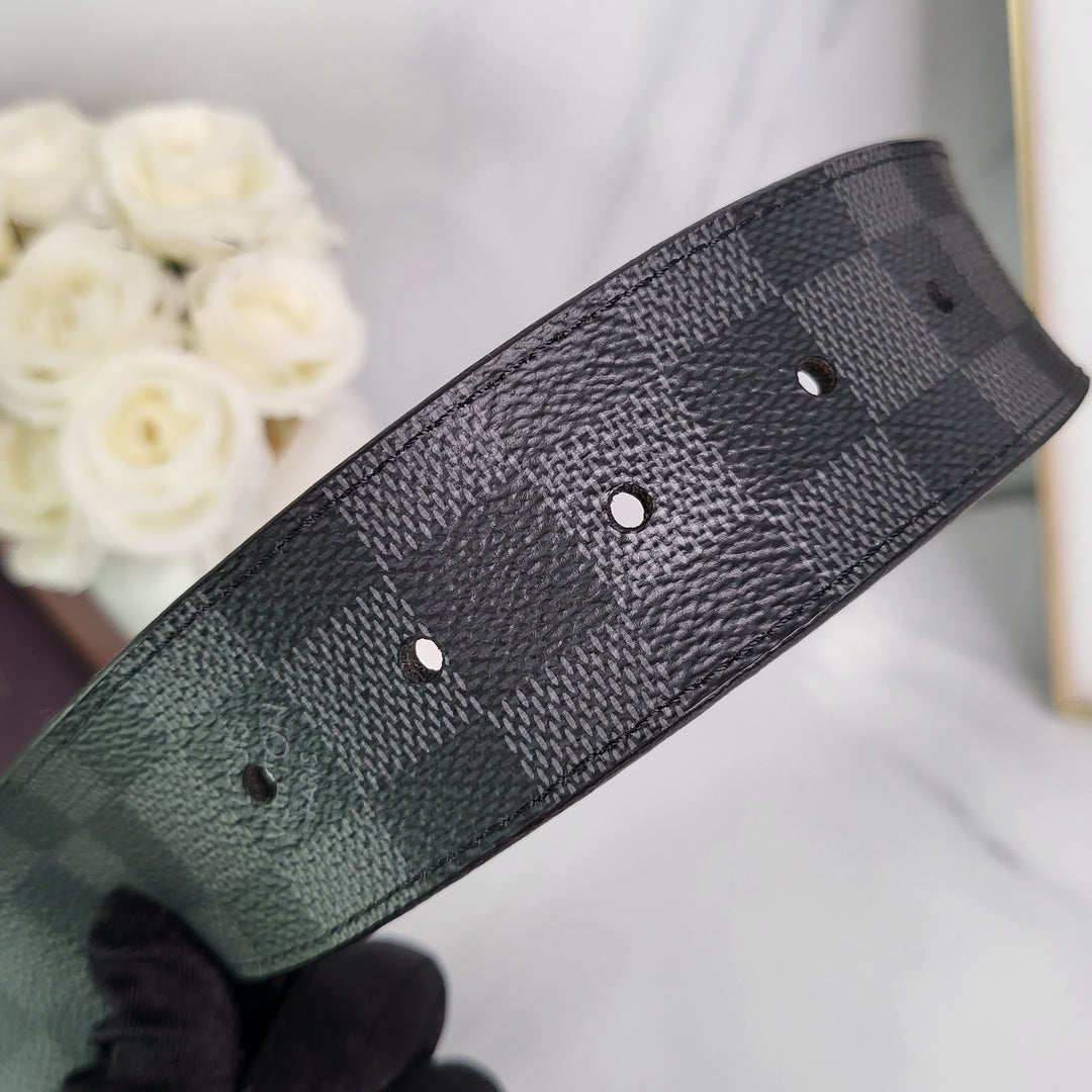 Louis Vuitton Reversible Graphite Belt