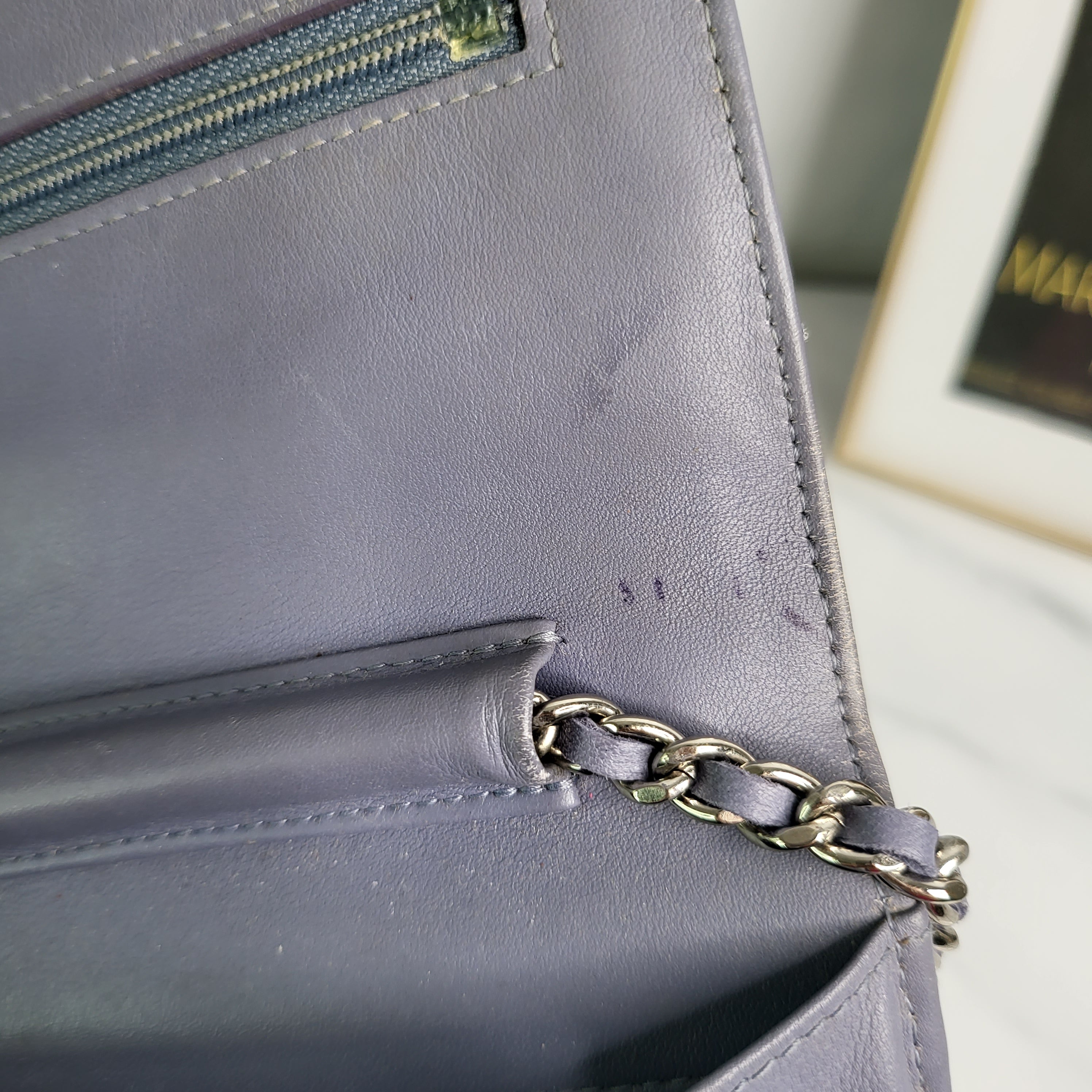 Chanel Patent Wallet On Chain – Marichelle's Empire