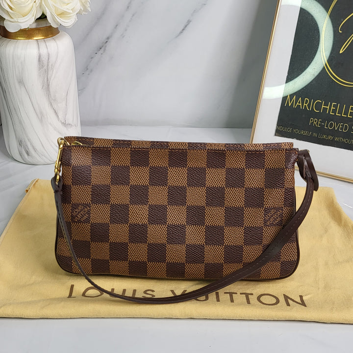 Louis Vuitton Damier Ebene Navona Pochette Bag