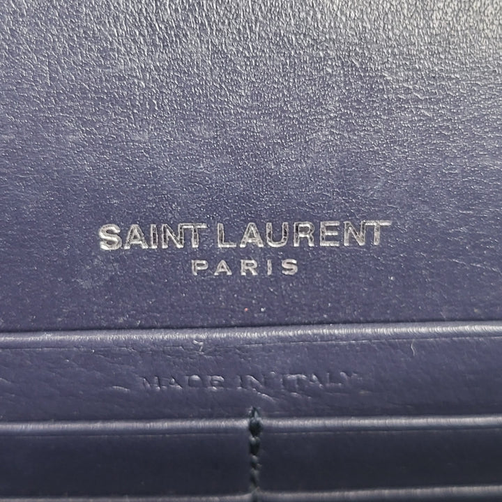 Saint Laurent Croc Tassel Small Crossbody Bag