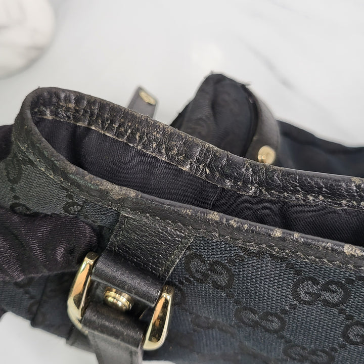 Gucci Canvas Black Pelham Tote Bag