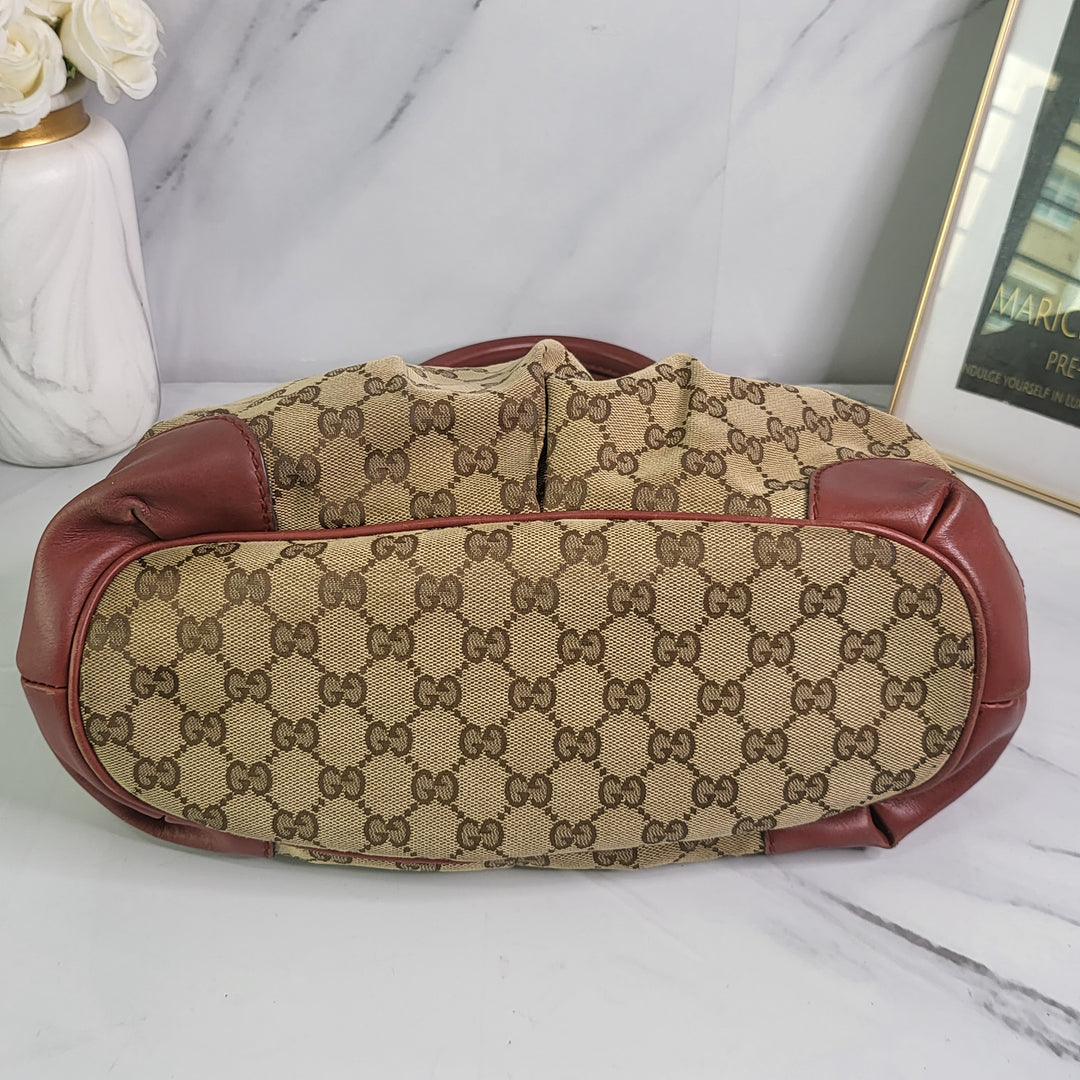 Gucci Canvas Medium Sukey Tote Bag