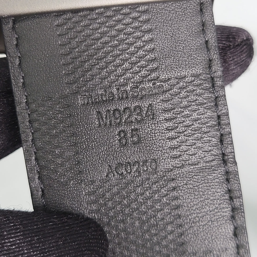 Louis Vuitton Reversible Graphite Belt