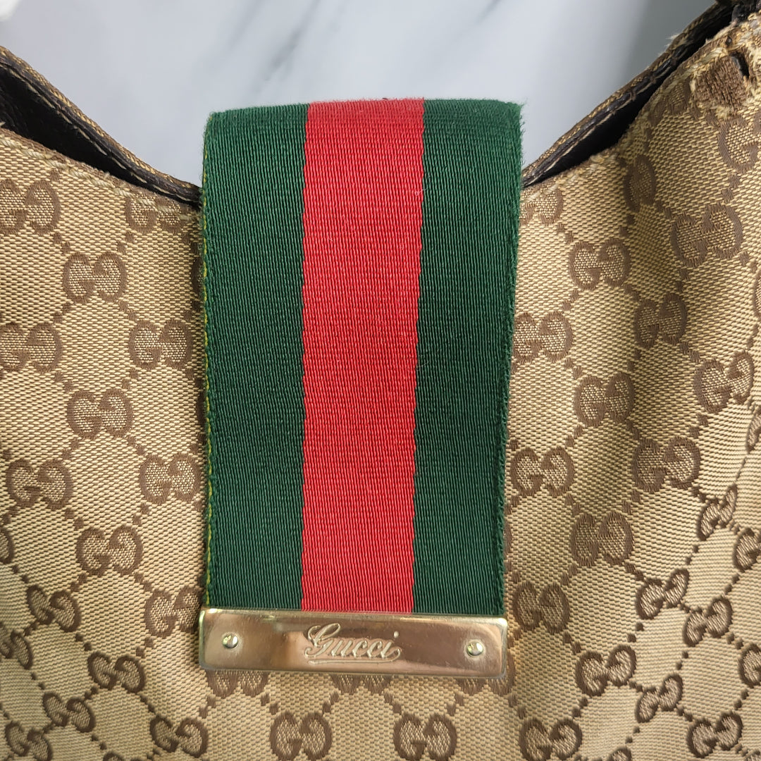 Gucci Canvas Small Hobo Bag
