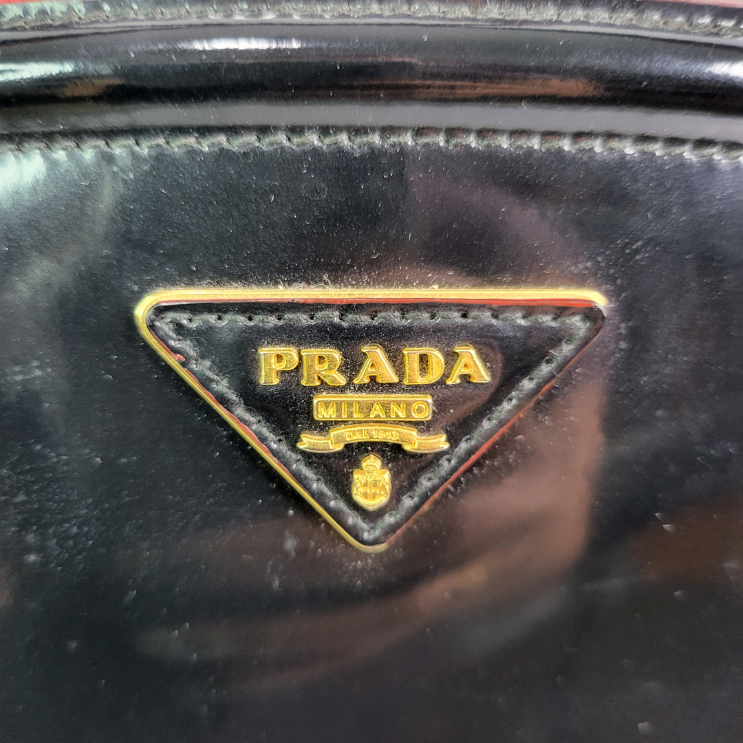 Prada Patent Galleria Handbag