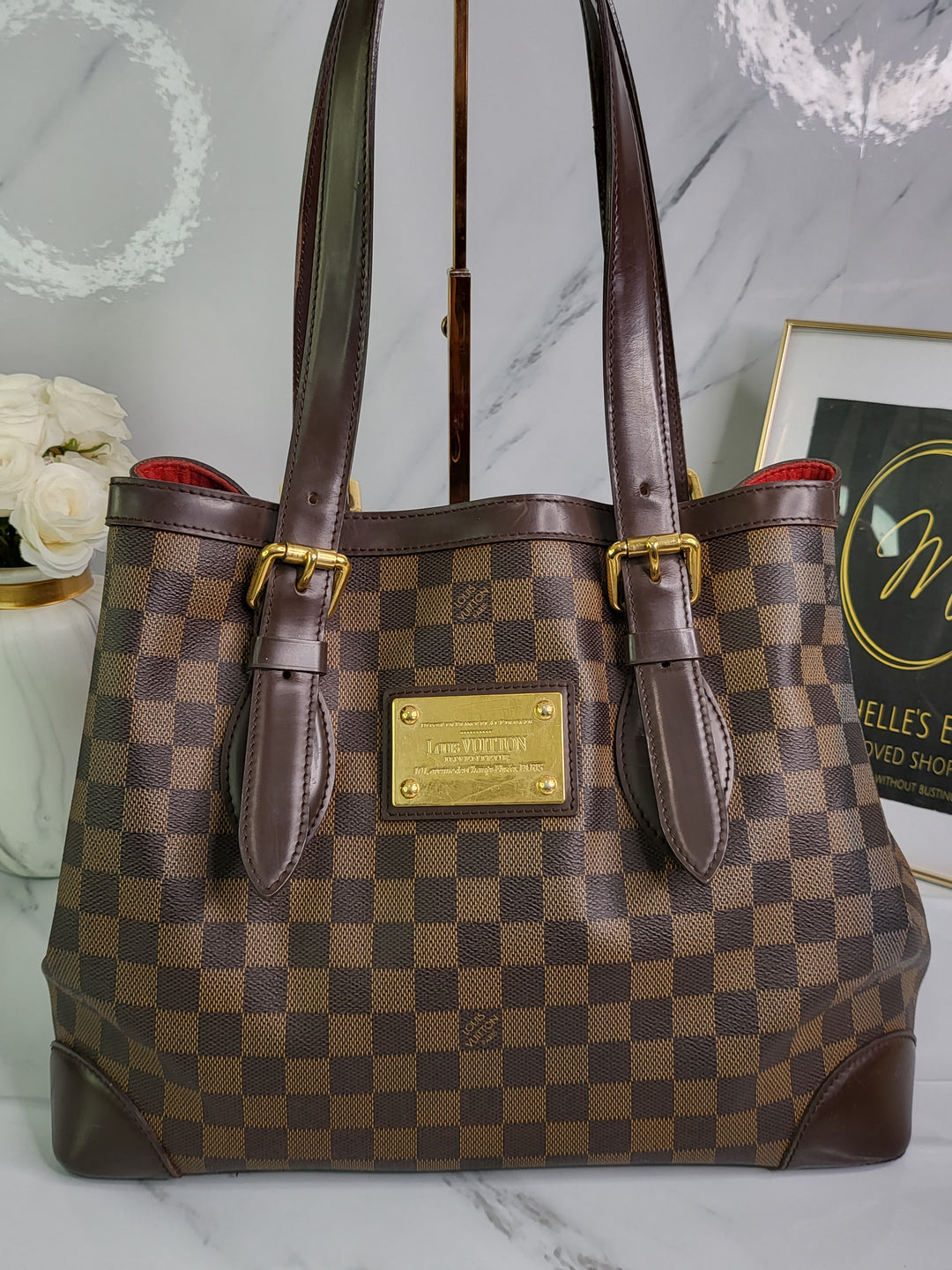 Louis Vuitton Damier Ebene Hampstead MM