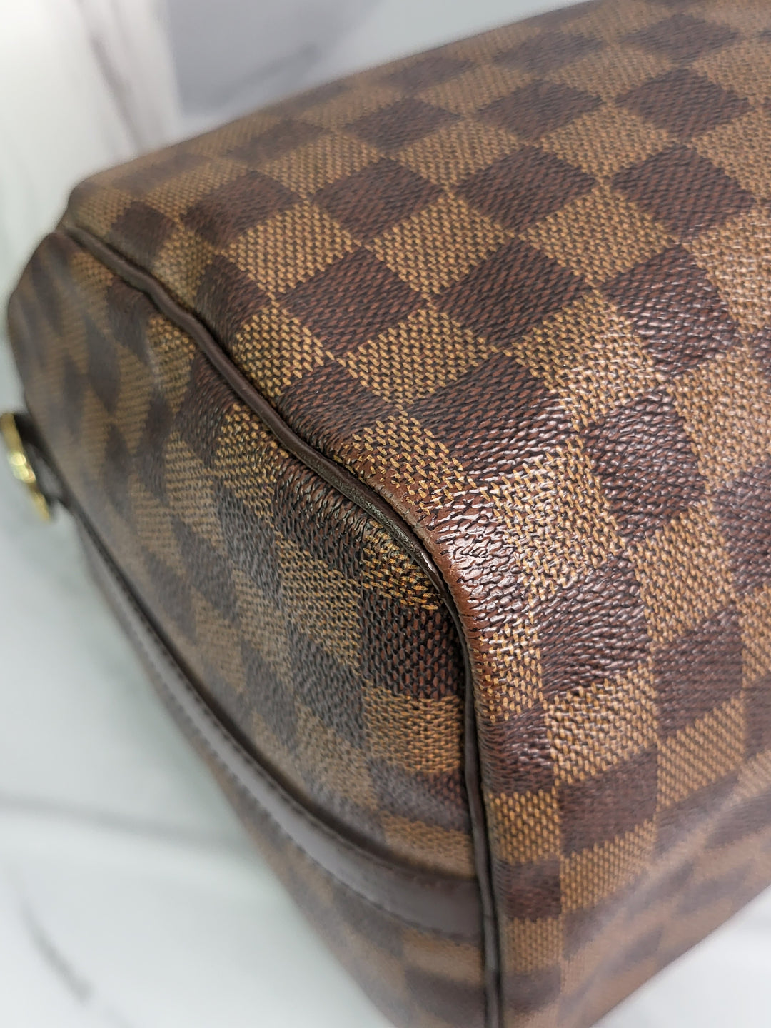 Louis Vuitton Damier Ebene Speedy 30 Bandouliere