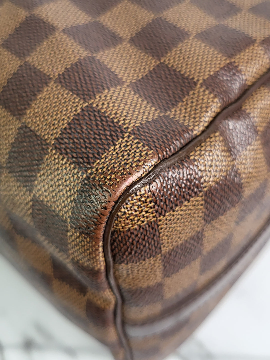 Louis Vuitton Damier Ebene Speedy 30 Bandouliere