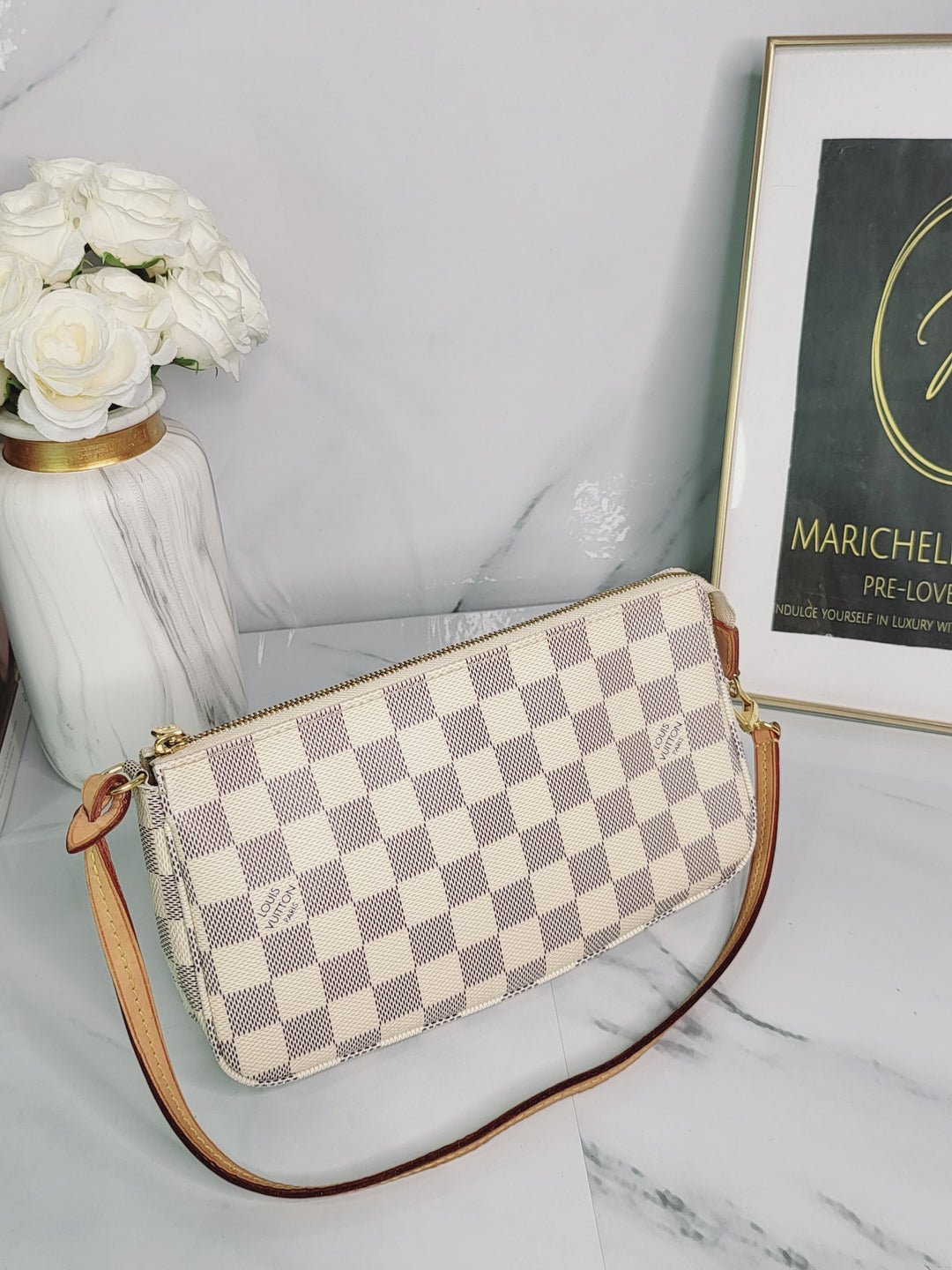 Louis Vuitton Damier Azur Pochette Accessories