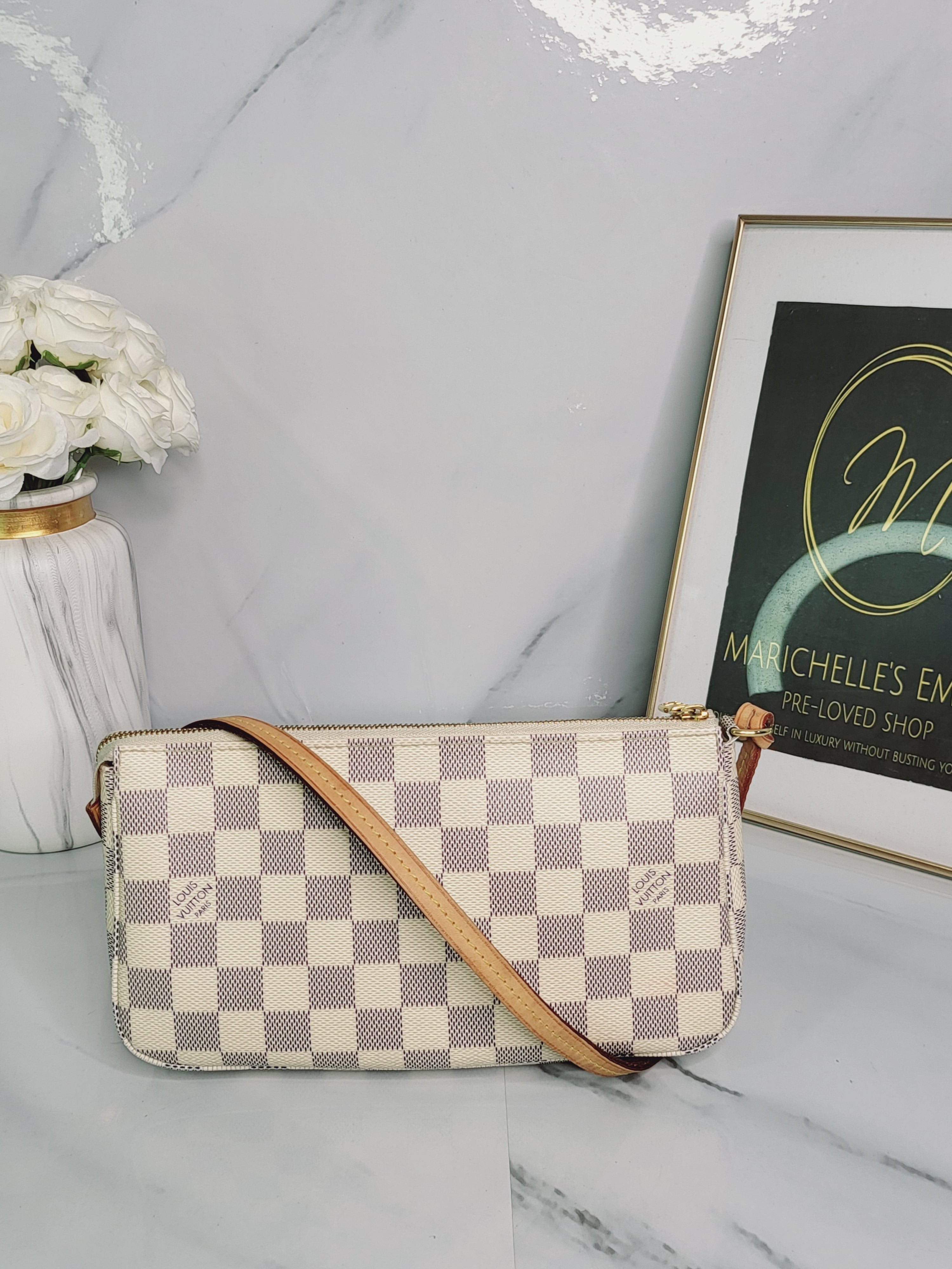 Louis Vuitton Damier Azur Pochette Accessories – Marichelle's Empire