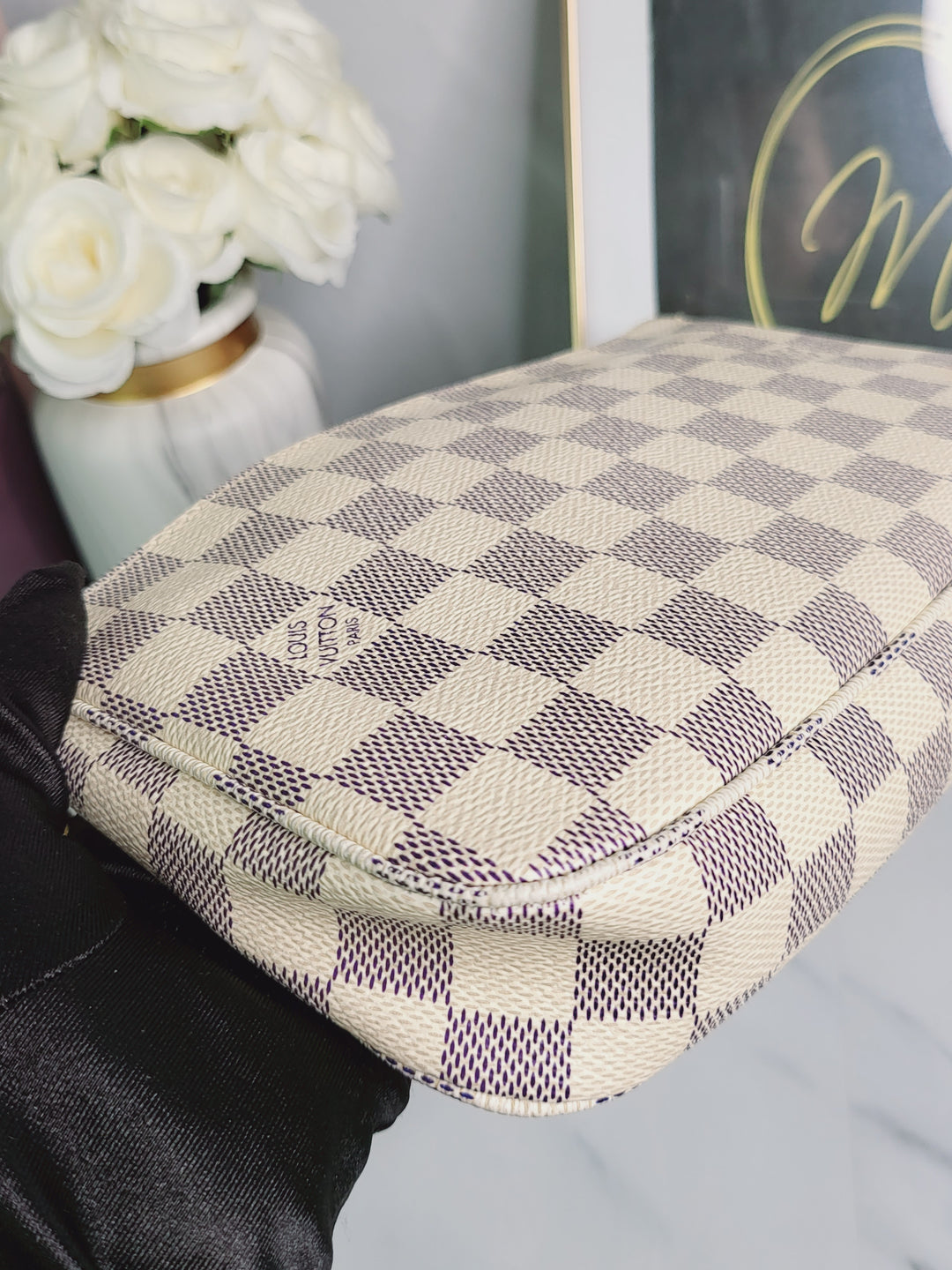 Louis Vuitton Damier Azur Pochette Accessories