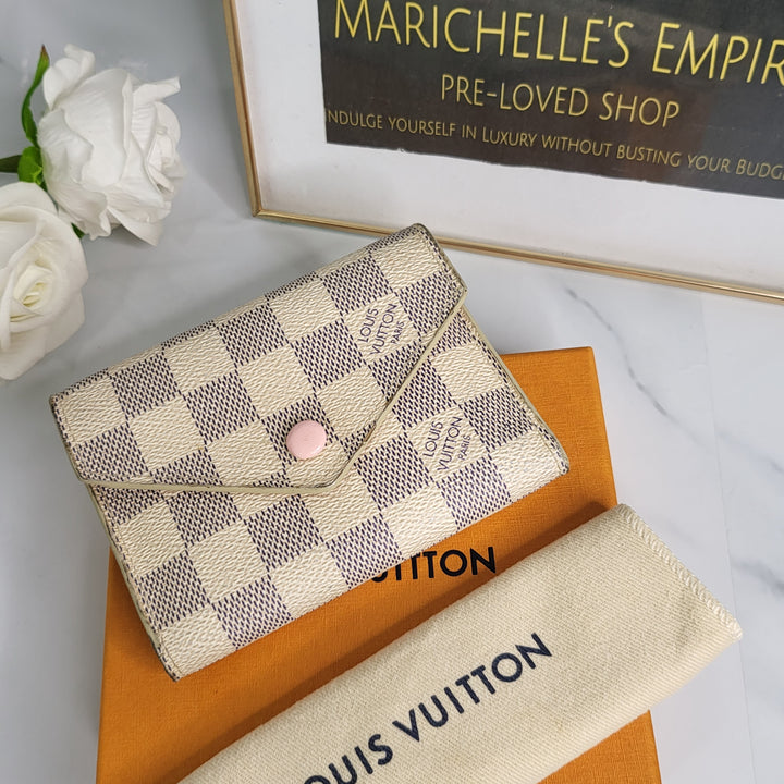Louis Vuitton Damier Azur Victorine Compact Wallet