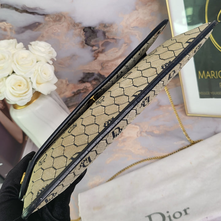 Christian Dior Vintage Canvas Sling Bag