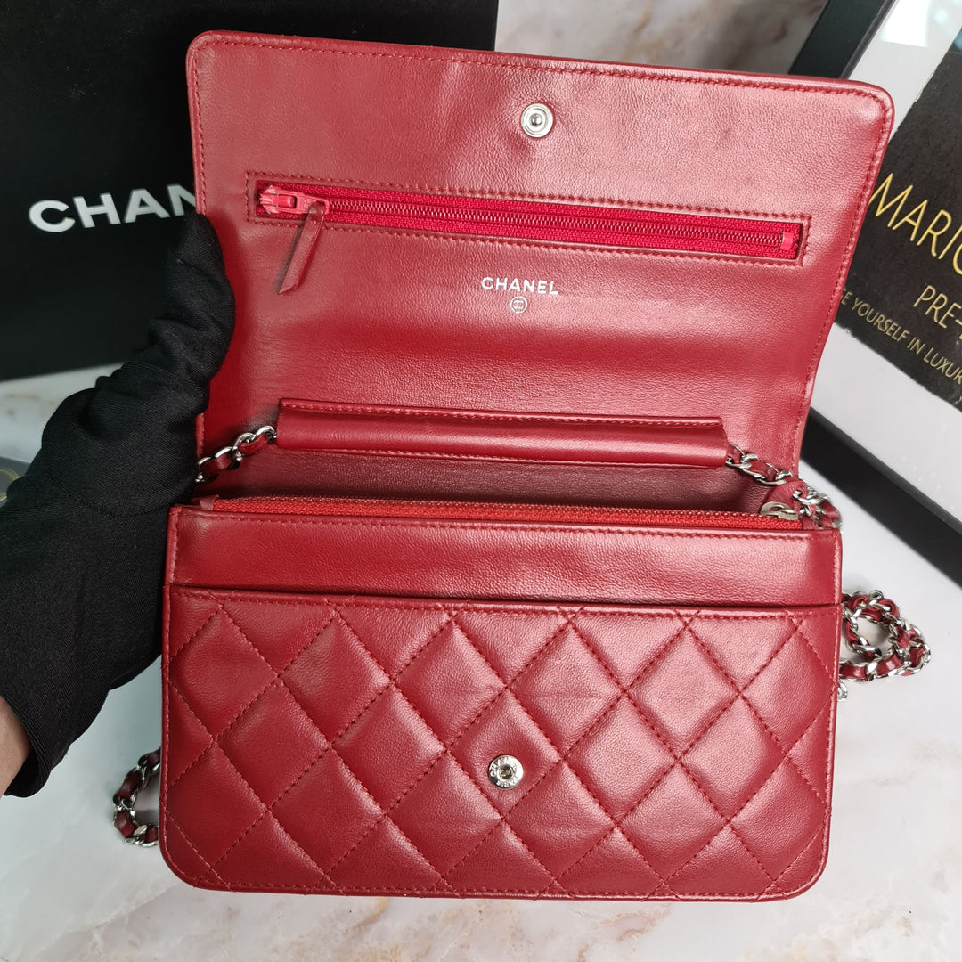 CHANEL Lambskin Wallet on Chain ( WOC ) - Marichelle's Empire 