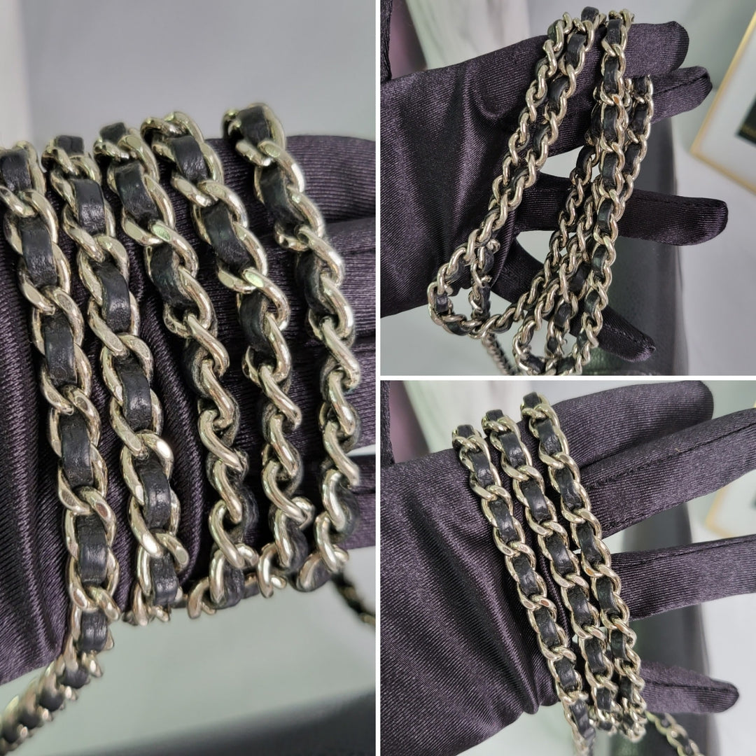 C H A N E L Caviar Timeless Wallet On Chain - Marichelle's Empire 