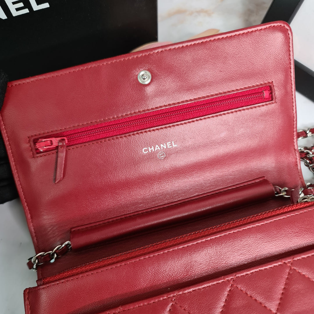 CHANEL Lambskin Wallet on Chain ( WOC ) - Marichelle's Empire 