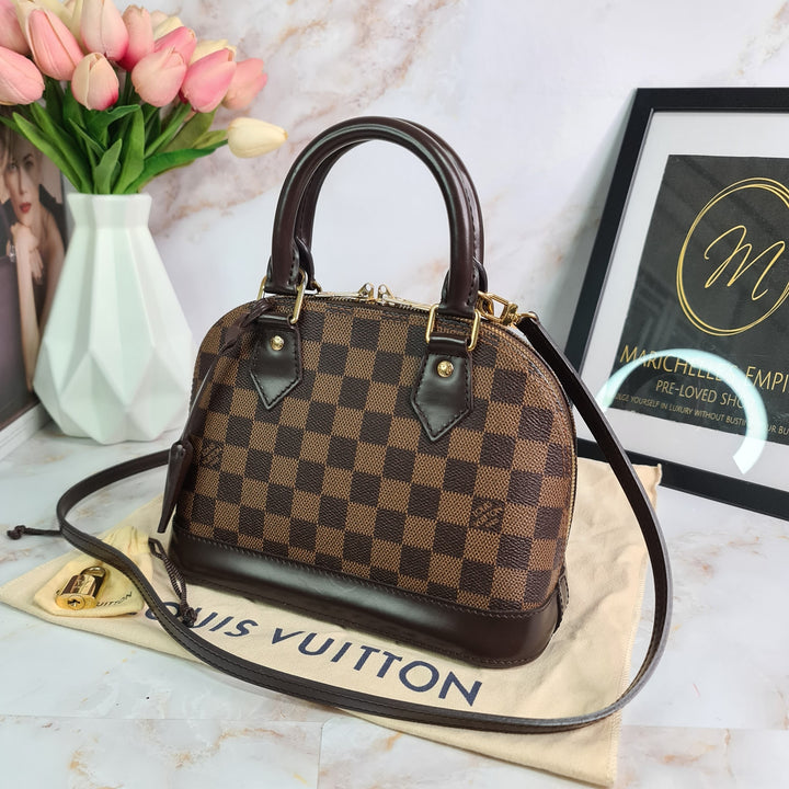 LOUISVUITTON Damier Ebene Alma BB - Marichelle's Empire 