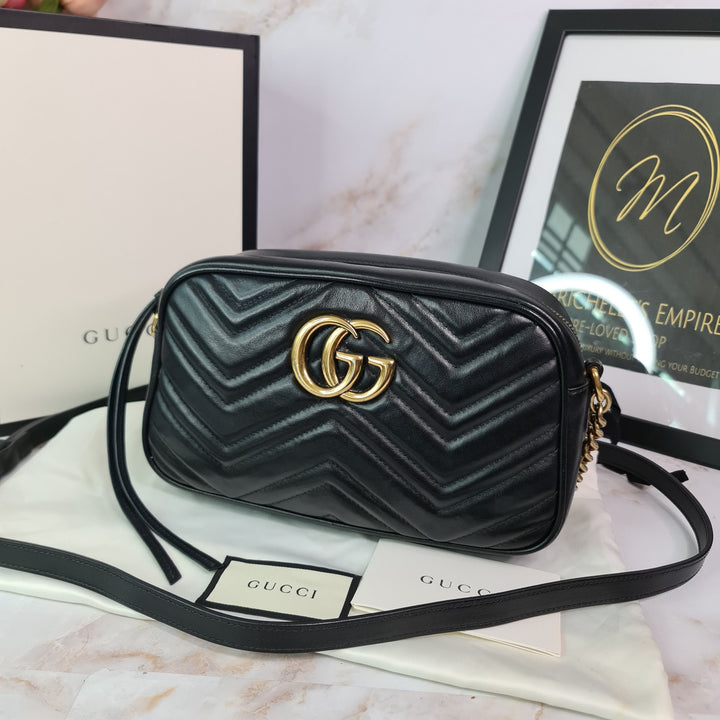 GUCCI Marmont Small Camera Bag - Marichelle's Empire 