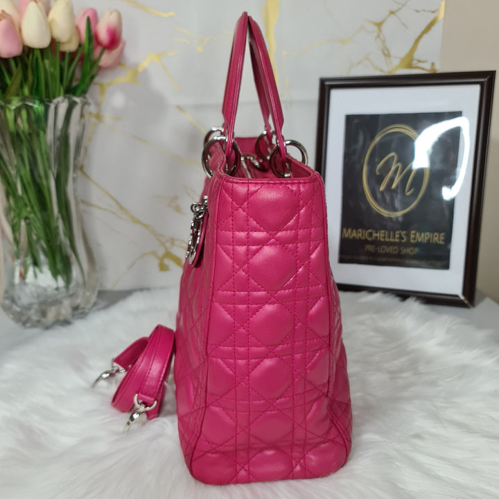 Lady DIOR Lambskin (Large) - Marichelle's Empire 