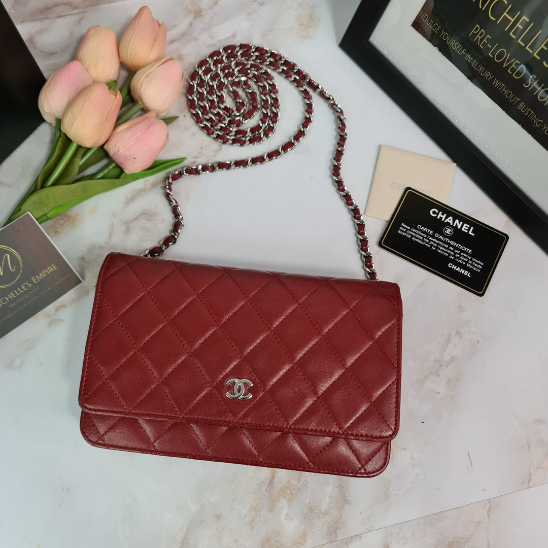 CHANEL Lambskin Wallet on Chain ( WOC ) - Marichelle's Empire 