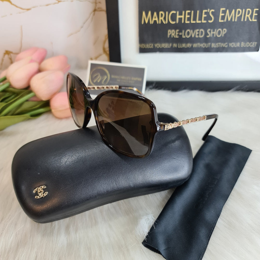 CHANEL Chain Sunglasses - Marichelle's Empire 